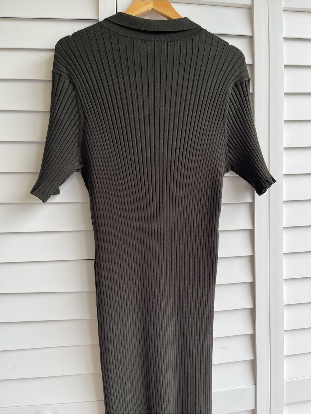 Antonio Melani Charlee Ribbed Knit Midi Dress | NWT | Size XL | Hunter Green - Picture 8 of 14
